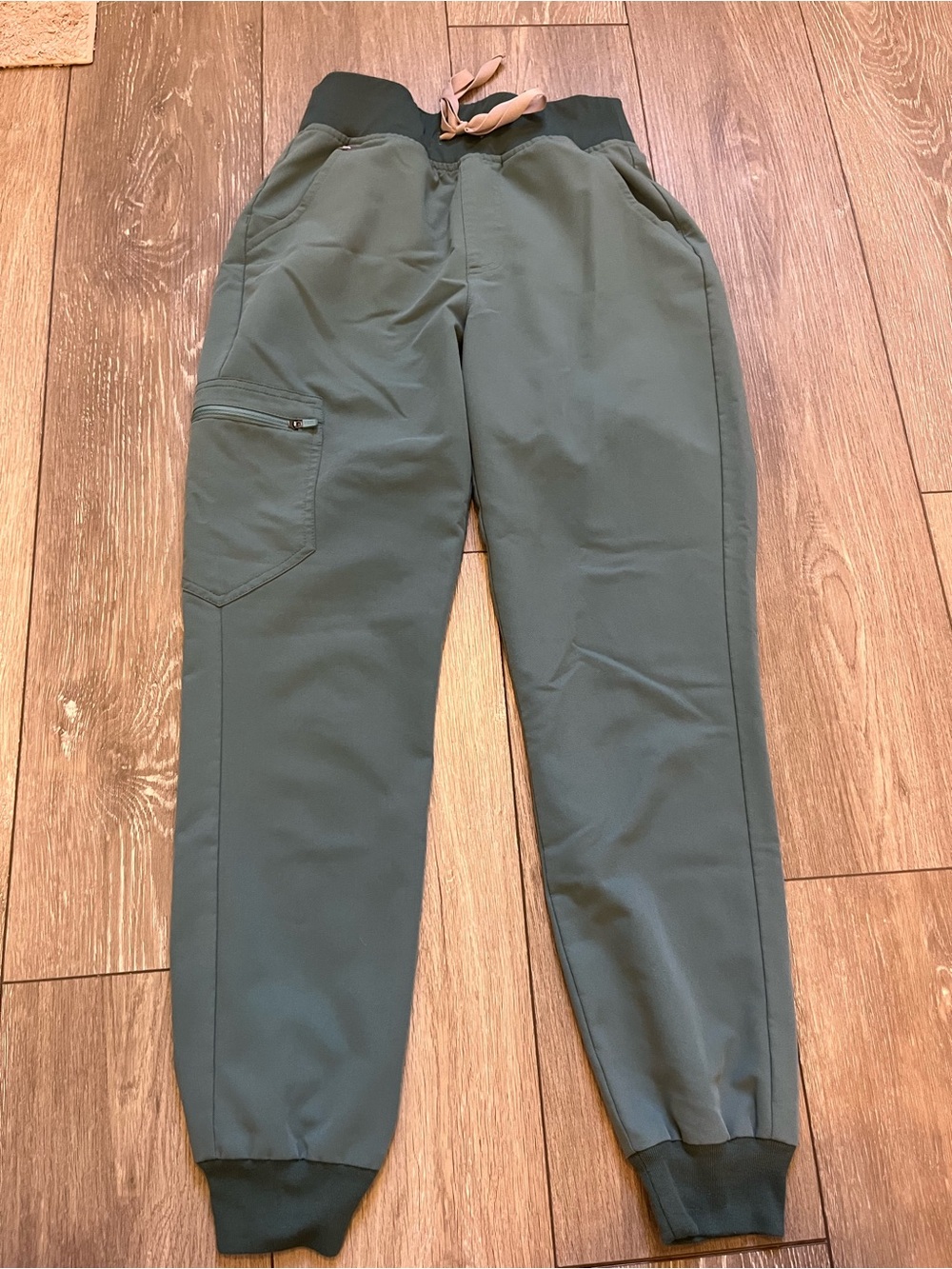 FIGS Zamora High-Rise Jogger Scrub Pants Teal Blue Size XS